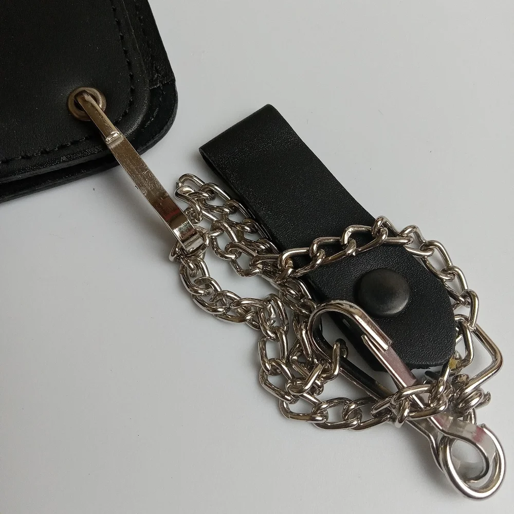 Men's Western Wallet Genuine Leather Hand Crafted Bifold Cowboy Rodeo Wallet‎